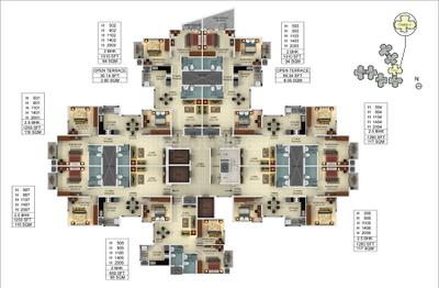 Project Image of 950.0 - 1740.0 Sq.ft 2 BHK Apartment for buy in Mantri Webcity