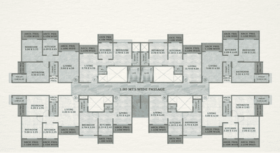 Project Image of 319.8 - 517.74 Sq.ft 1 BHK Apartment for buy in Pavilion Pavillion East View