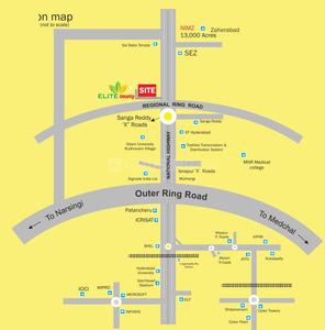 Alekhya Elite County Location Plan 1