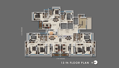 Project Image of 0.0 - 2624.99 Sq.ft 5 BHK Apartment for buy in Ekta Evaana