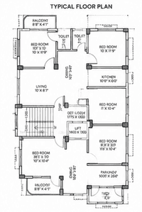 Project Image of 0.0 - 1250.0 Sq.ft 3 BHK Apartment for buy in A R Ganga Jamuna Co Operative