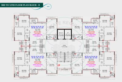 Project Image of 840.45 - 877.16 Sq.ft 3 BHK Apartment for buy in Balaji The Serenity