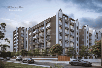 Project Image of 576.09 - 768.44 Sq.ft 2 BHK Apartment for buy in Shree Green Leaves Buidling A