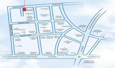 Project Image of 2358 Sq.ft 3 BHK Apartment / Flat for sale in Sargasan for Rs. 12800000