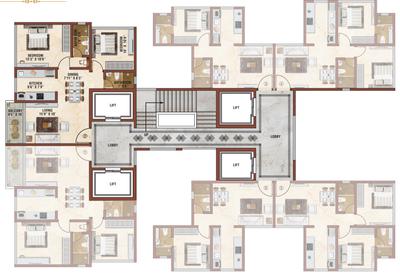 Project Image of 414.0 - 725.0 Sq.ft 1 BHK Apartment for buy in Manisha Chandraprabha