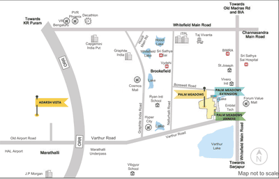 Project Image of 3019.44 - 3175.0 Sq.ft 4 BHK Villa for buy in Adarsh Palm Meadows