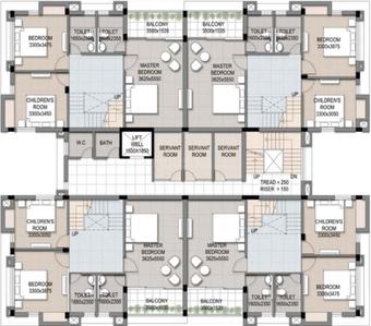 Project Image of 2124 Sq.ft 4 BHK Apartment / Flat for sale in Vedic Village for Rs. 9000000