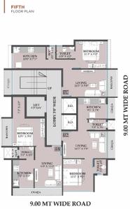 Project Image of 357.25 - 423.24 Sq.ft 1 BHK Apartment for buy in Reddys Crown