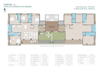 Project Image of 1762.0 - 2280.0 Sq.ft 4 BHK Apartment for buy in Samyak Midtown