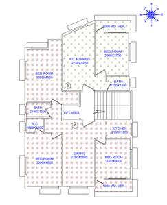 Uma Smriti Uma Smriti Typical Floor Cluster Plan 1