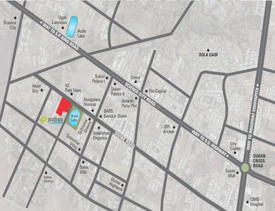 Sthapatya Pratham Lakeview C Ground And One Floor Location Plan 1
