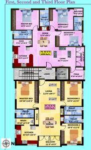 Project Image of 0.0 - 1590.0 Sq.ft 3 BHK Apartment for buy in Eeshani Devi Veera Blossom