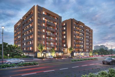 Project Image of 584.91 - 637.01 Sq.ft 2 BHK Apartment for buy in Shyam One40