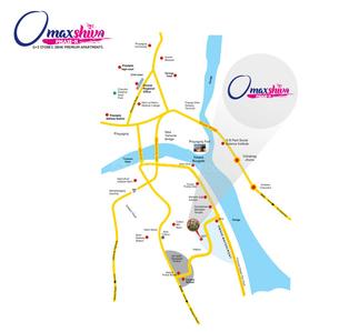 Project Image of 0.0 - 1279.0 Sq.ft 3 BHK Apartment for buy in Omaxshiva ll