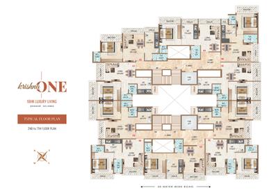 Project Image of 380.0 - 670.0 Sq.ft 1 BHK Apartment for buy in Kuber Krishna One