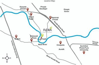 Siddhidata Flora Location Plan 1