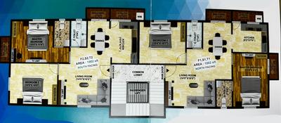 I5 Hexad Hexad Cluster Plan from 1st to 3rd Floor 1