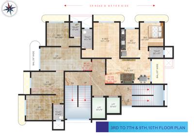 Project Image of 760.0 - 815.0 Sq.ft 2 BHK Apartment for buy in Suman Arcade