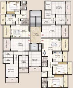 Project Image of 660.0 - 1010.0 Sq.ft 1 BHK Apartment for buy in Rkr Harmony