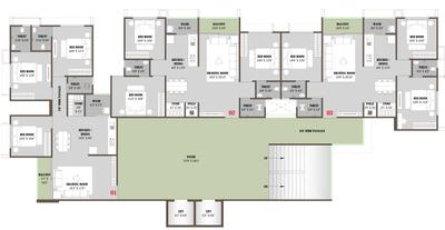 Project Image of 841.63 - 861.33 Sq.ft 3 BHK Apartment for buy in Kadamb Parisar