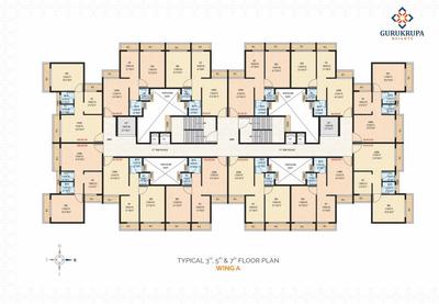 Project Image of 230.0 - 510.0 Sq.ft 1 RK Apartment for buy in Gurukrupa Heights