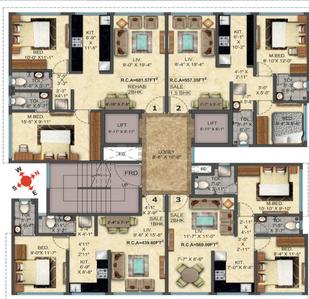 Project Image of 440.0 - 682.0 Sq.ft 1 BHK Apartment for buy in Prach GS Casa