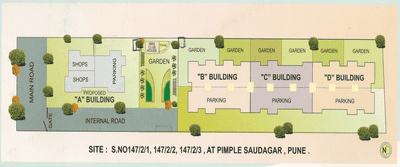 Project Image of 600.0 - 850.0 Sq.ft 1 BHK Apartment for buy in Bora Park