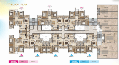 Project Image of 807.0 - 1142.0 Sq.ft 2 BHK Apartment for buy in Raichandani Aura