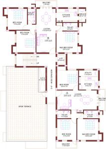 Project Image of 1250.0 - 1375.0 Sq.ft 3 BHK Apartment for buy in Pushkar Swastik Square