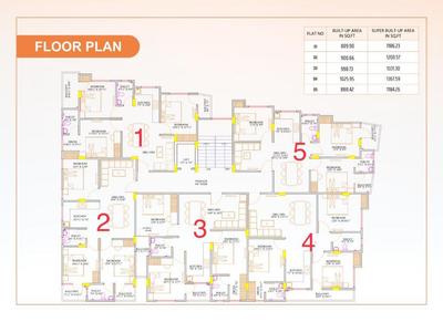 Project Image of 1184.0 - 1367.0 Sq.ft 3 BHK Apartment for buy in JC Heights 09