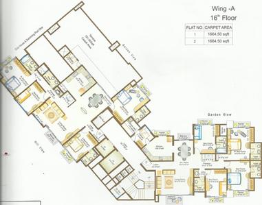 Project Image of 1158.0 - 1164.0 Sq.ft 3 BHK Apartment for buy in Ashar Monarch