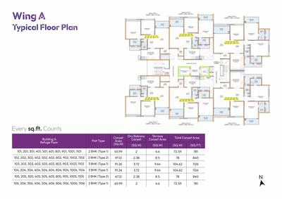 Project Image of 1520 Sq.ft 3 BHK Apartment / Flat for sale in Akurdi for Rs. 13000000