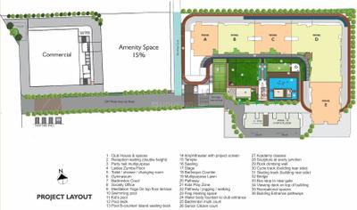 Project Image of 734.0 - 1154.0 Sq.ft 2 BHK Apartment for buy in Oxy Beaumonde Phase 2