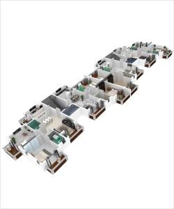 Project Image of 0.0 - 785.77 Sq.ft 2 BHK Apartment for buy in Estilo Chrysanthe Suites