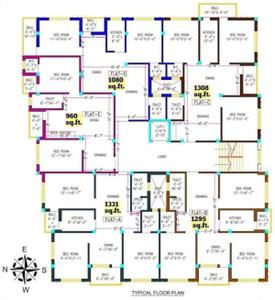 Project Image of 960.0 - 1331.0 Sq.ft 2 BHK Apartment for buy in Swastik Residency