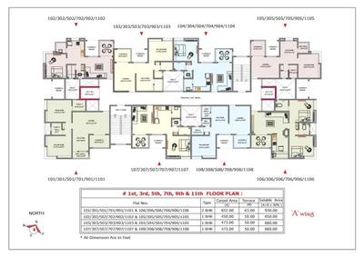 Prestige Heights A Cluster Plan 1