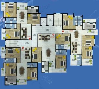 Project Image of 1535.0 - 1750.0 Sq.ft 3 BHK Apartment for buy in Ridhi Shri Sai Nath Residency
