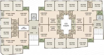 Project Image of 536.04 - 850.0 Sq.ft 2 BHK Apartment for buy in Shivam Jalaram Heritage