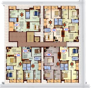 Project Image of 894.0 - 1368.0 Sq.ft 2 BHK Apartment for buy in Sapthagiri Sarithra Apartment
