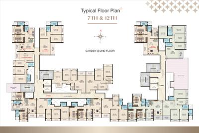 Project Image of 701.38 - 954.01 Sq.ft 2 BHK Apartment for buy in Neelkanth Stella