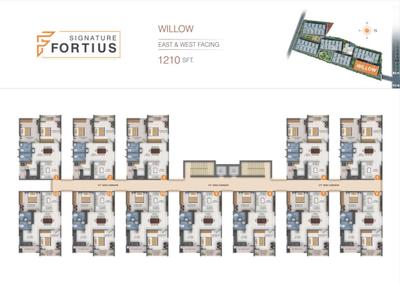 Project Image of 0.0 - 1210.0 Sq.ft 2 BHK Apartment for buy in Signature Fortius