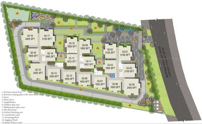 Project Image of 1655.0 - 2454.93 Sq.ft 3 BHK Apartment for buy in IRA Miracle