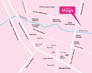 Project Image of 0.0 - 532.0 Sq.ft 2 BHK Apartment for buy in Mantra Magic Phase 3