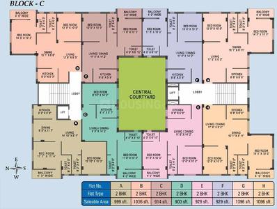 Project Image of 0.0 - 982.0 Sq.ft 3 BHK Apartment for buy in Bhawani Dreams