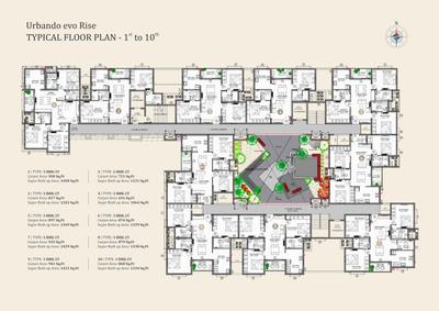 Project Image of 1064.0 - 1458.0 Sq.ft 2 BHK Apartment for buy in Urbando Evorise