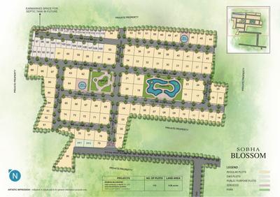 Project Image of 652.0 - 2302.0 Sq.ft Residential Plot Plot for buy in Sobha Blossom