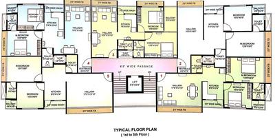 Project Image of 576.95 - 630.98 Sq.ft 2 BHK Apartment for buy in Mangalam Apartment
