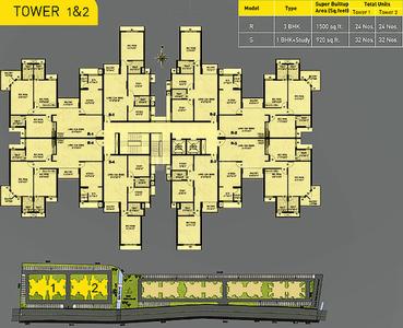 Project Image of 1500 Sq.ft 3 BHK Apartment / Flat for sale in Saravanampatty for Rs. 7000000