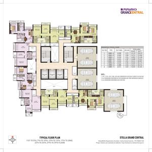 Project Image of 335.0 - 453.0 Sq.ft 1 BHK Apartment for buy in Puraniks Tresora Grand Central