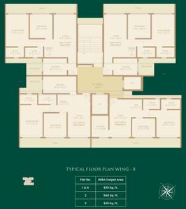 Project Image of 647.99 - 720.0 Sq.ft 2 BHK Apartment for buy in Avant Heritage V